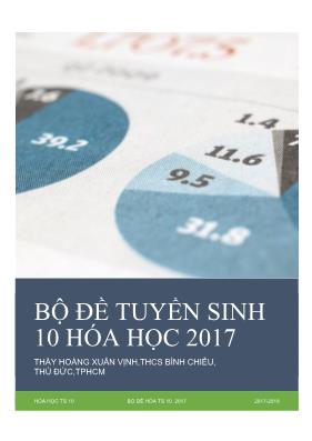 Bộ đề tuyển sinh Lớp 10 môn Hóa học năm 2017 - Hoàng Xuân Vịnh